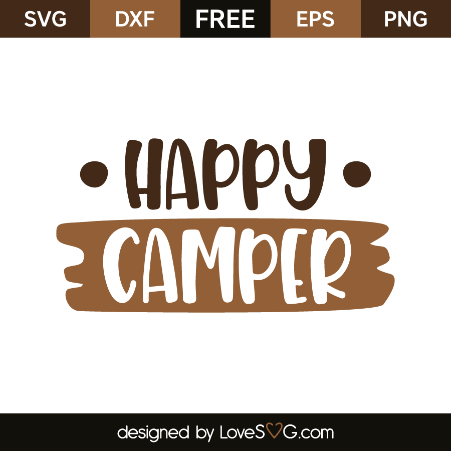 Download Happy camper | Lovesvg.com