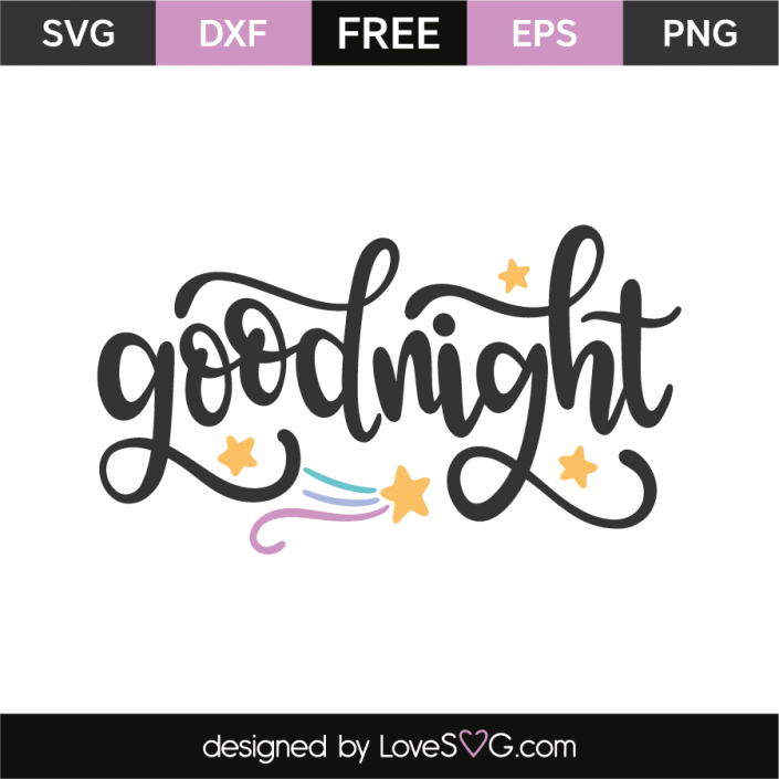 Goodnight | Lovesvg.com