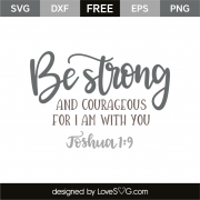 Joshua 1:9 | Lovesvg.com