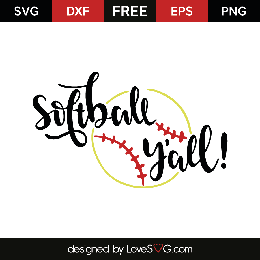 Download Softball y'all | Lovesvg.com