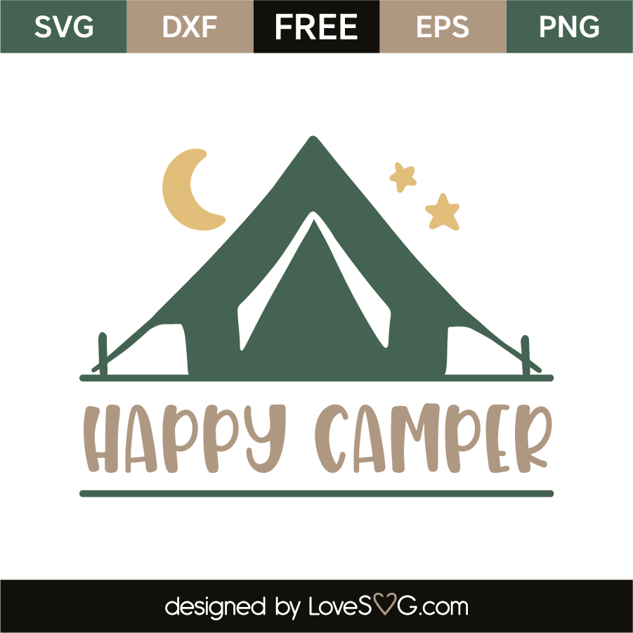 Free 99 Happy Camper Camping Svg Free SVG PNG EPS DXF File