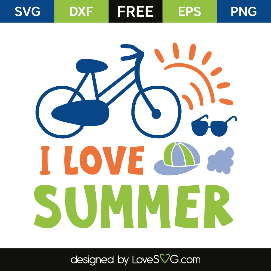 Download I love summer | Lovesvg.com