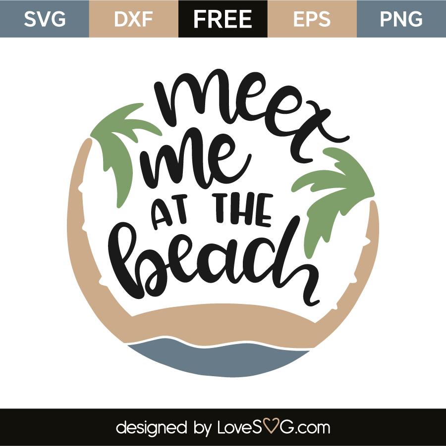 Download Meet me at the beach | Lovesvg.com