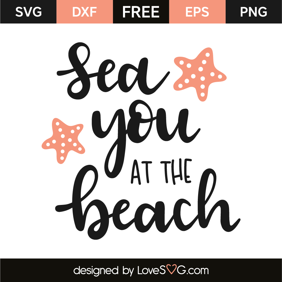 Download Sea you at the beach | Lovesvg.com