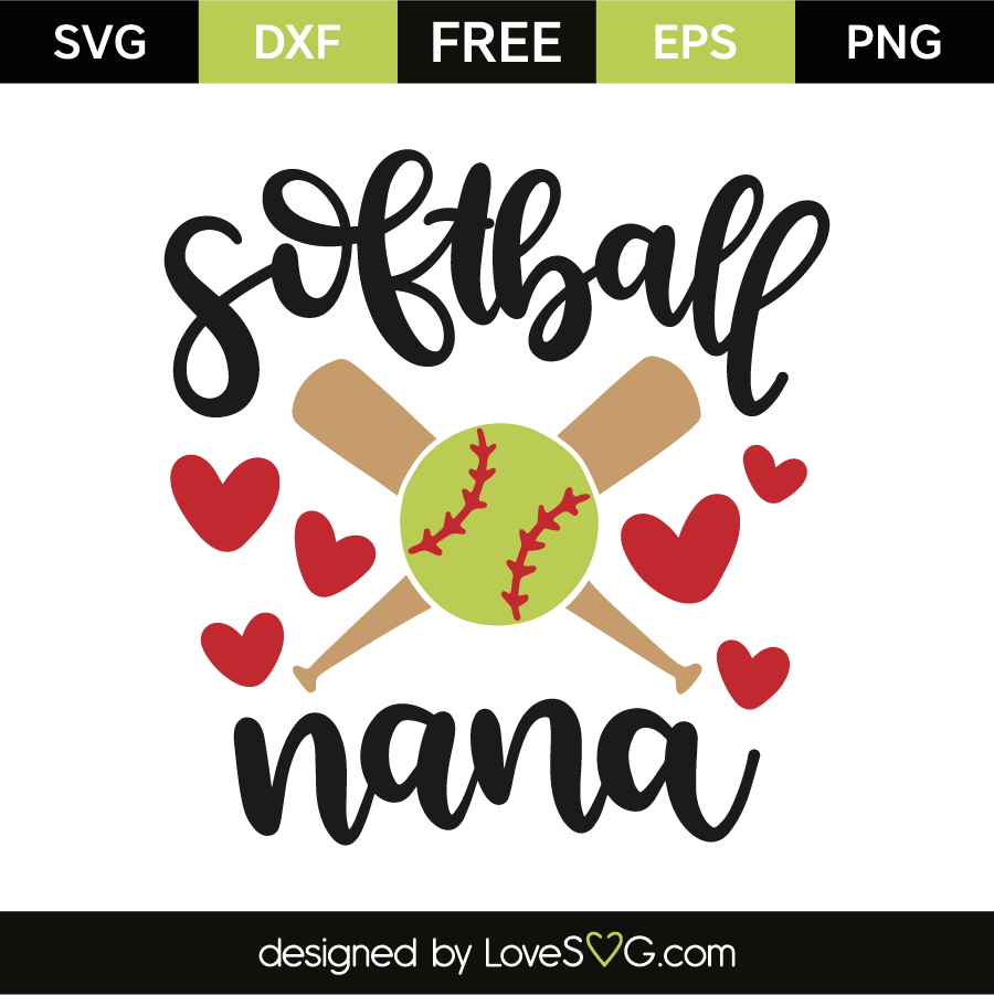 Softball nana | Lovesvg.com