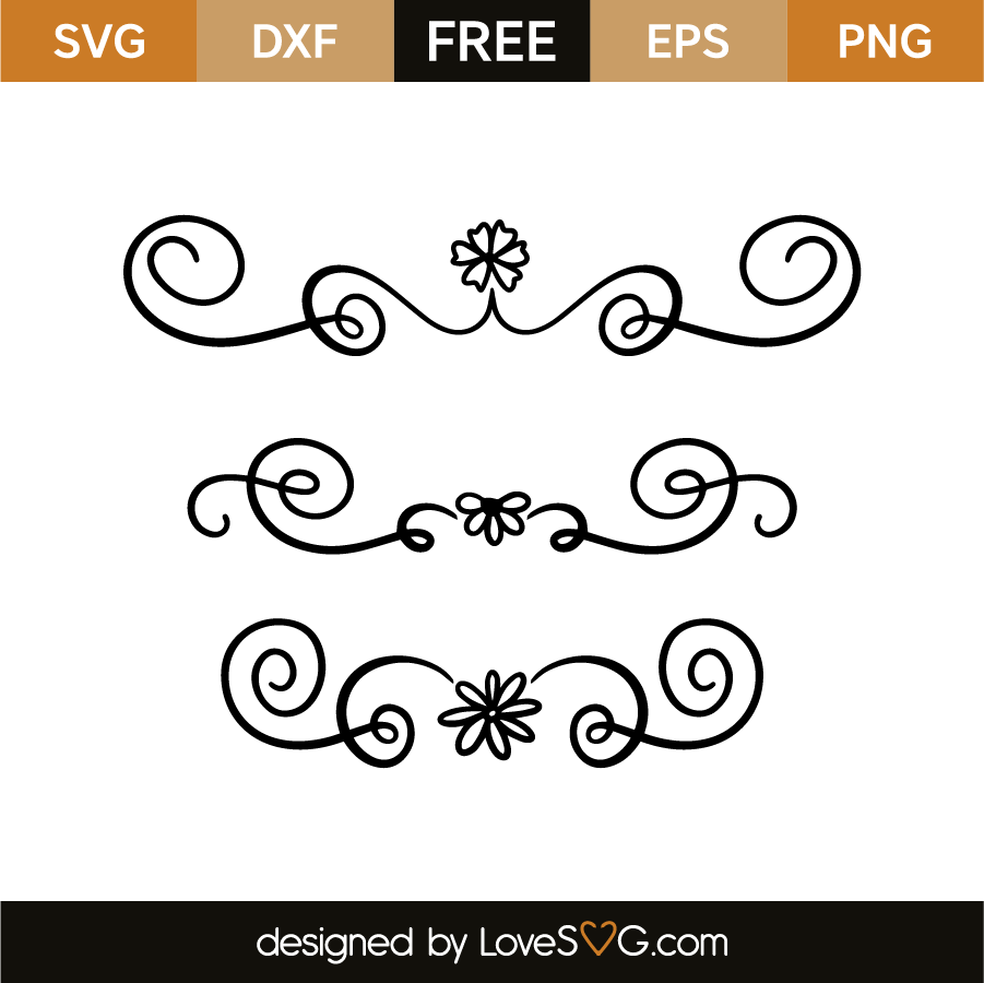 Decorative elements | Lovesvg.com