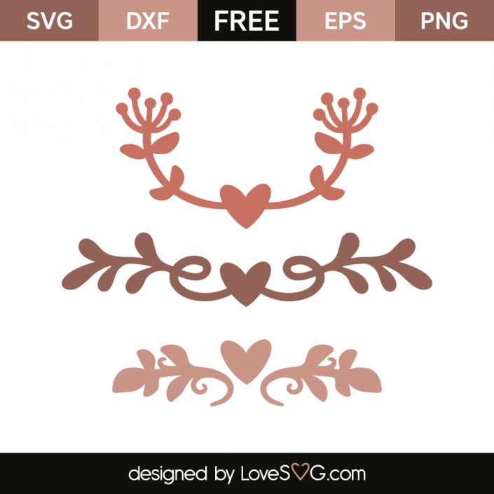 Decorative elements | Lovesvg.com