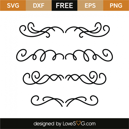 Decorative elements | Lovesvg.com