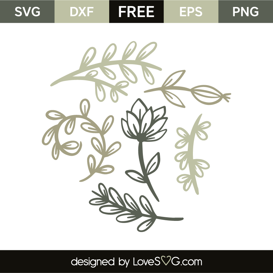 Download Floral elements | Lovesvg.com