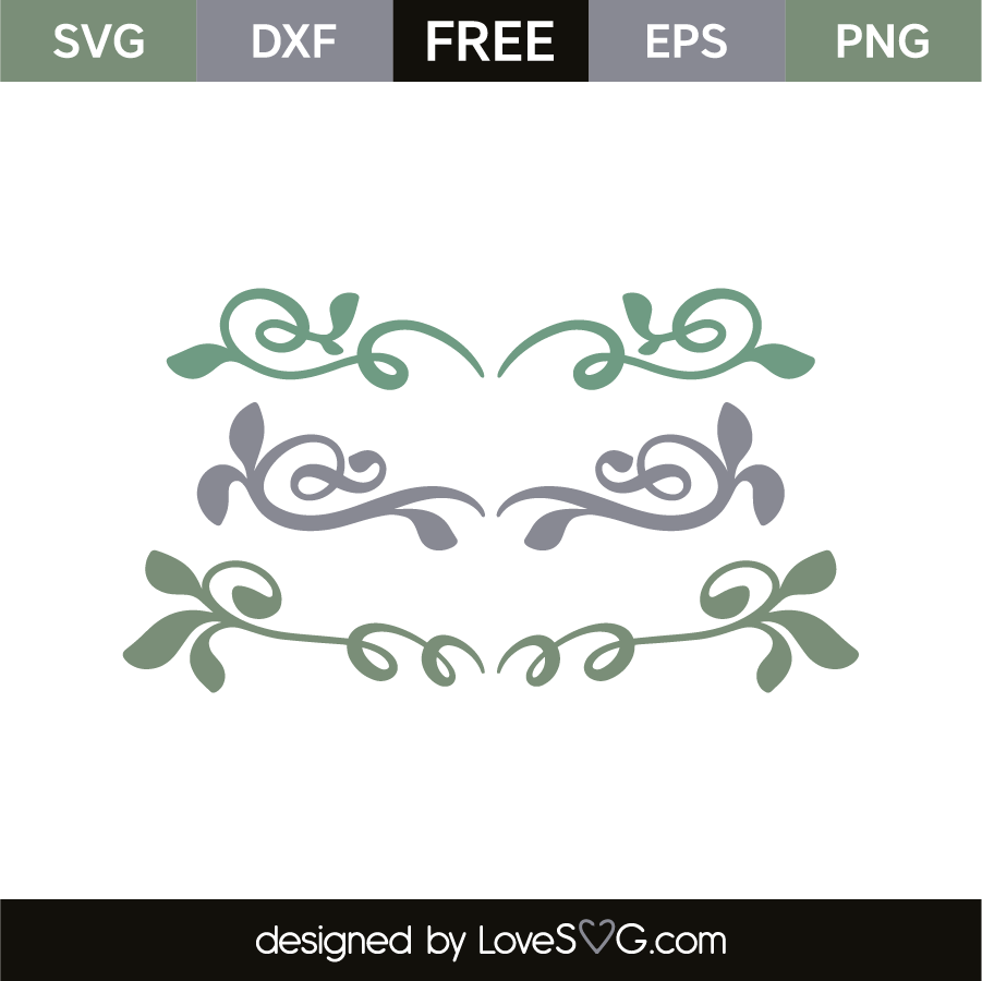 Free Free 202 Floral Elements Svg SVG PNG EPS DXF File