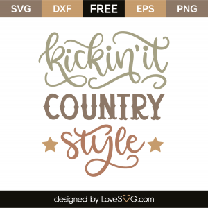 Kickin' it country style | Lovesvg.com