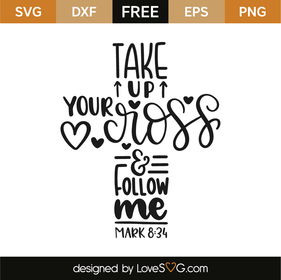 Mark 8 34 Lovesvg