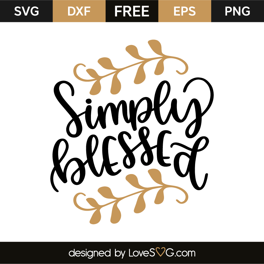 Download Simply blessed | Lovesvg.com