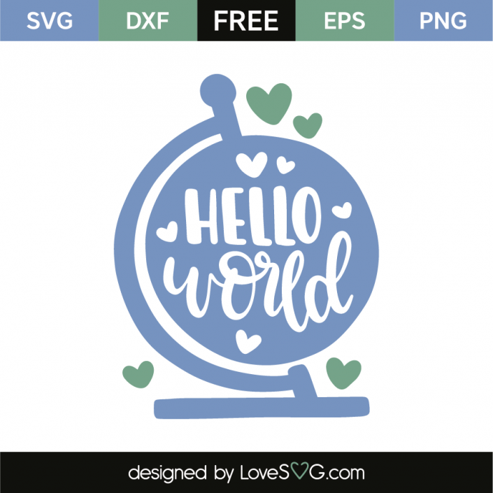 Hello world | Lovesvg.com