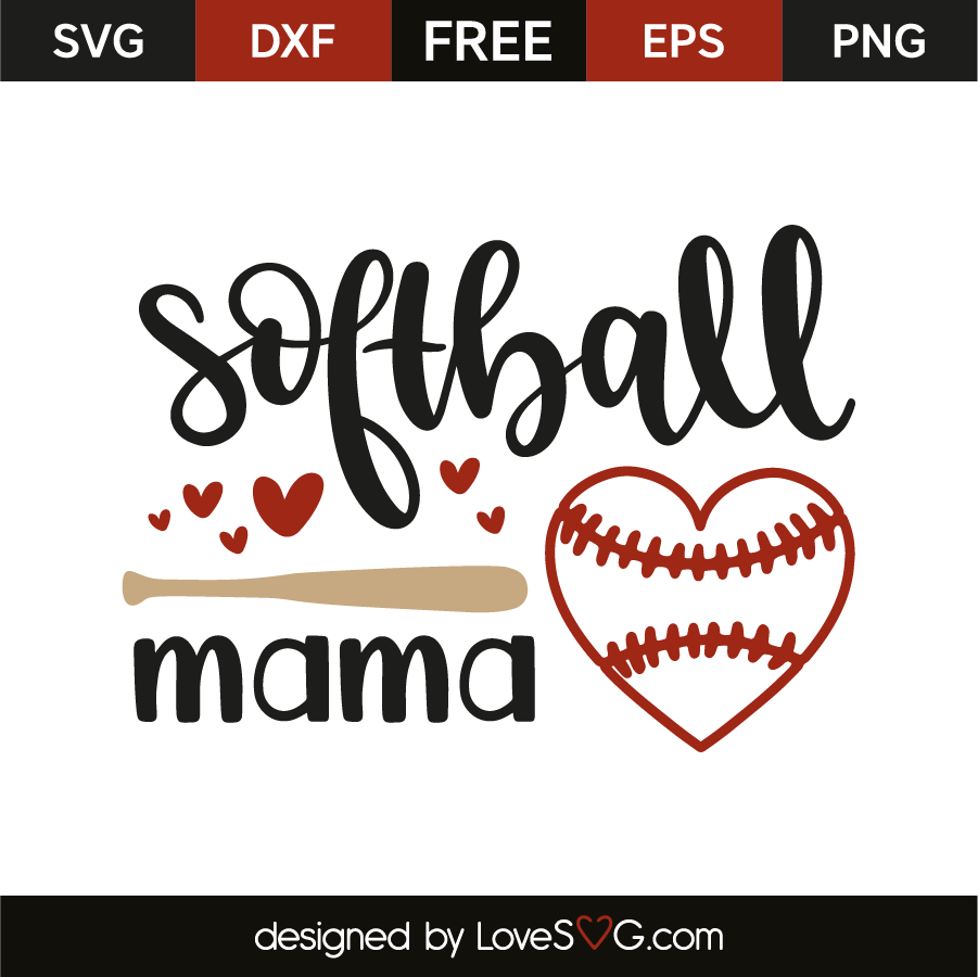 Download Softball mama Lovesvg.com.