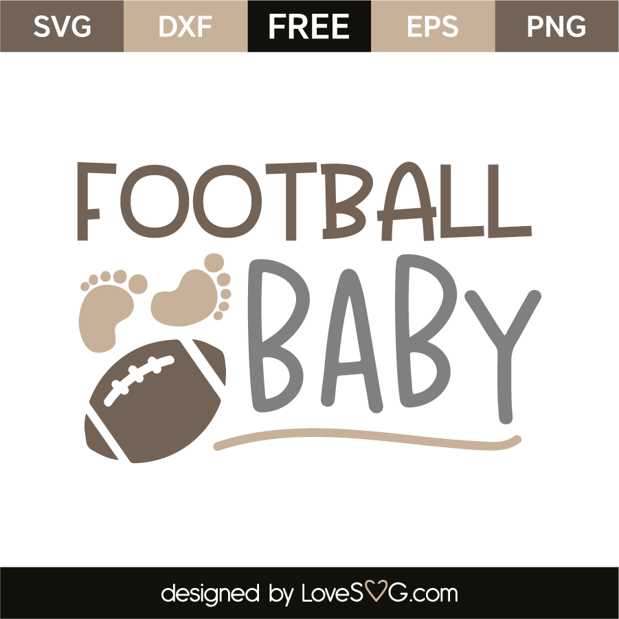 Football baby | Lovesvg.com