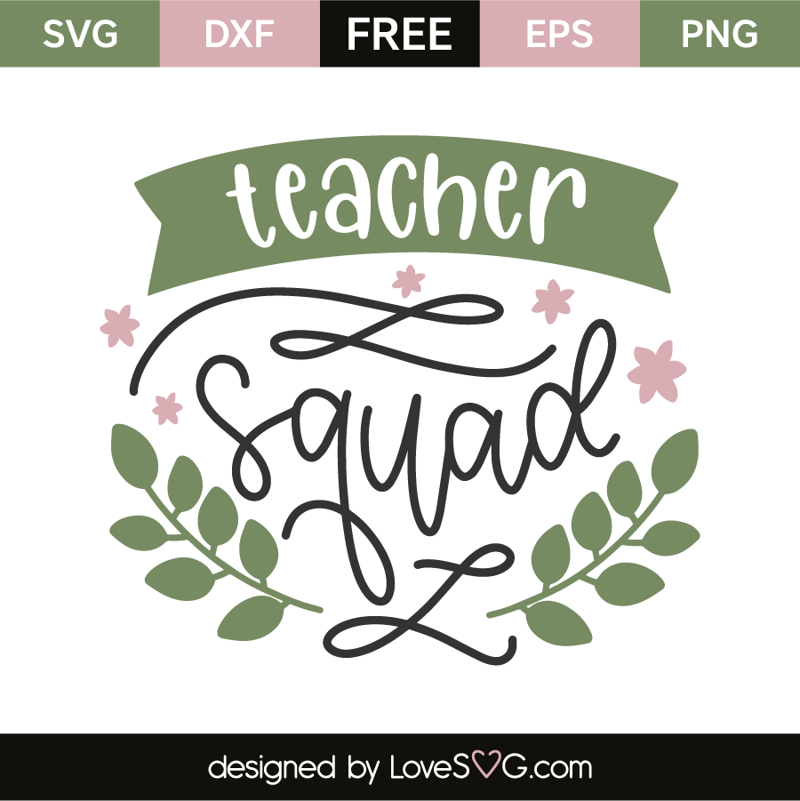 Download Teacher squad | Lovesvg.com