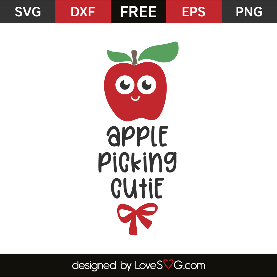 Download Apple picking cutie | Lovesvg.com