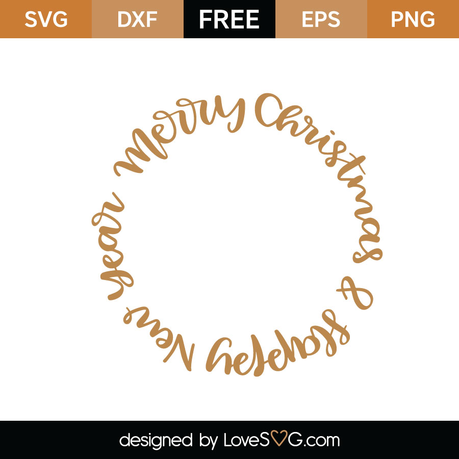 Merry Christmas Cutting File | Lovesvg.com