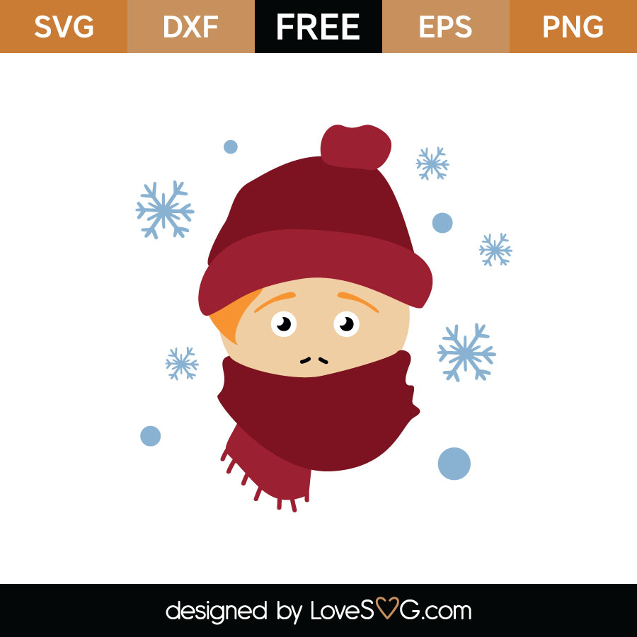 Download Winter Little Boy Cutting File | Lovesvg.com