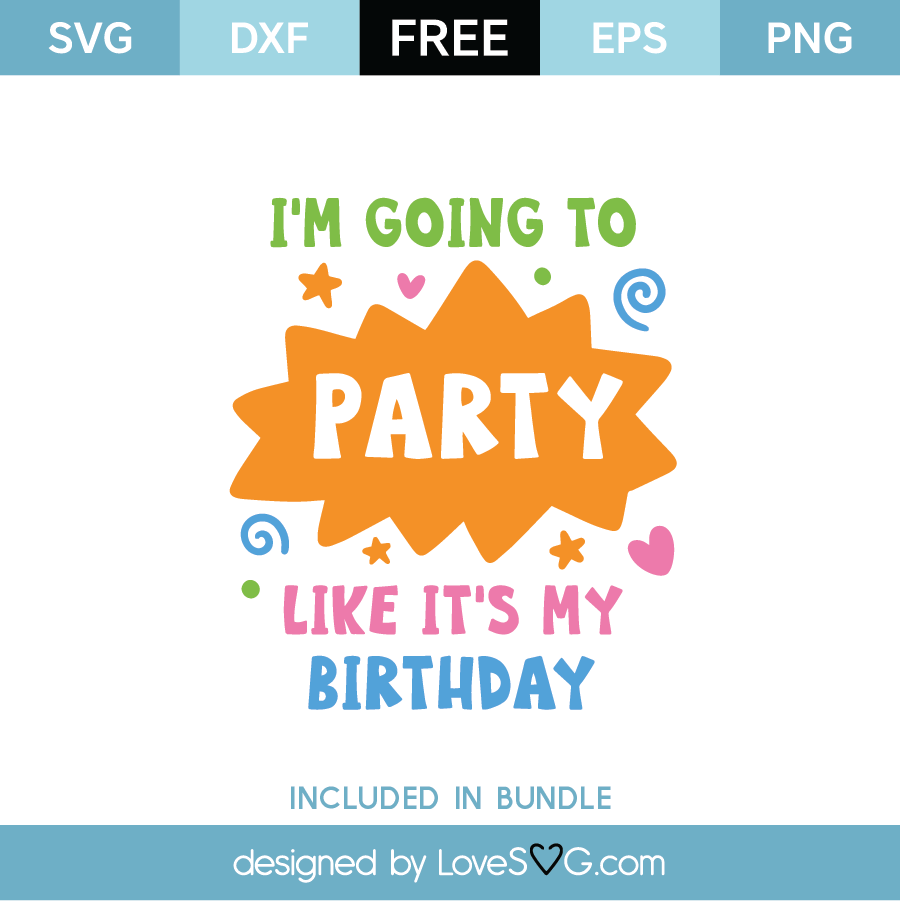 Free Free Birthday Party Svg 99 SVG PNG EPS DXF File