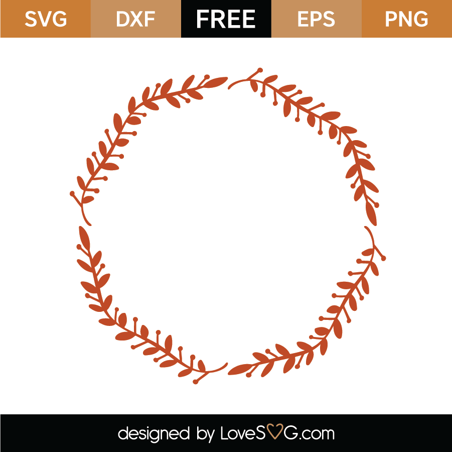 Free Monogram Frame SVG Cut File | Lovesvg.com