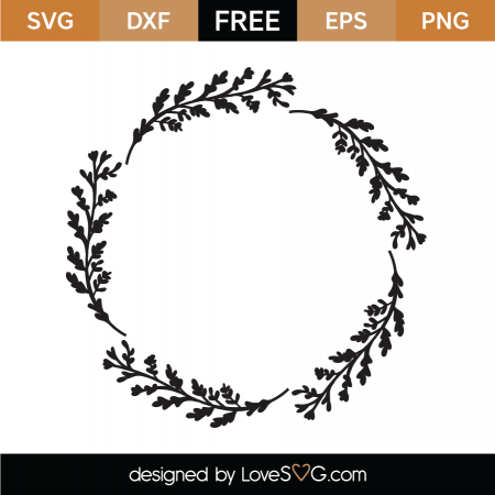 Free Monogram Frame SVG Cut File | Lovesvg.com