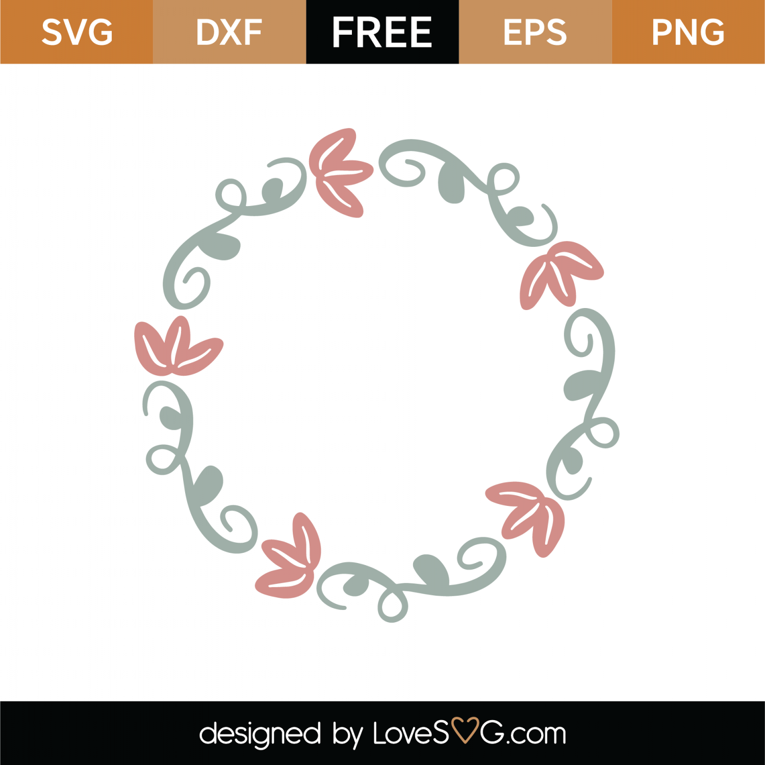 Free Free 315 Flower Monogram Frame Svg SVG PNG EPS DXF File