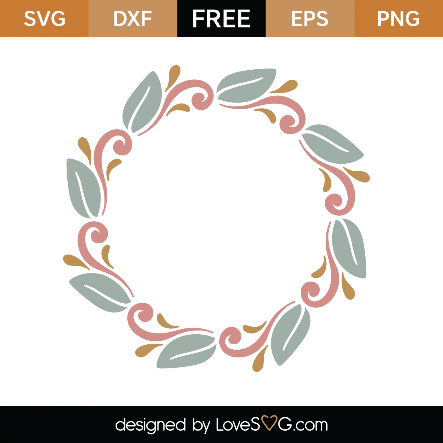 Free Free 62 Monogram Frame Free Flower Svg Files For Cricut SVG PNG EPS DXF File