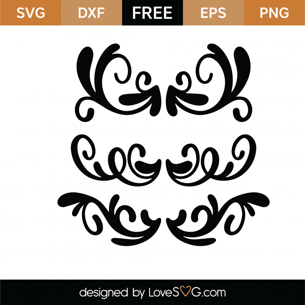 Download Free Swashes SVG Cut File | Lovesvg.com