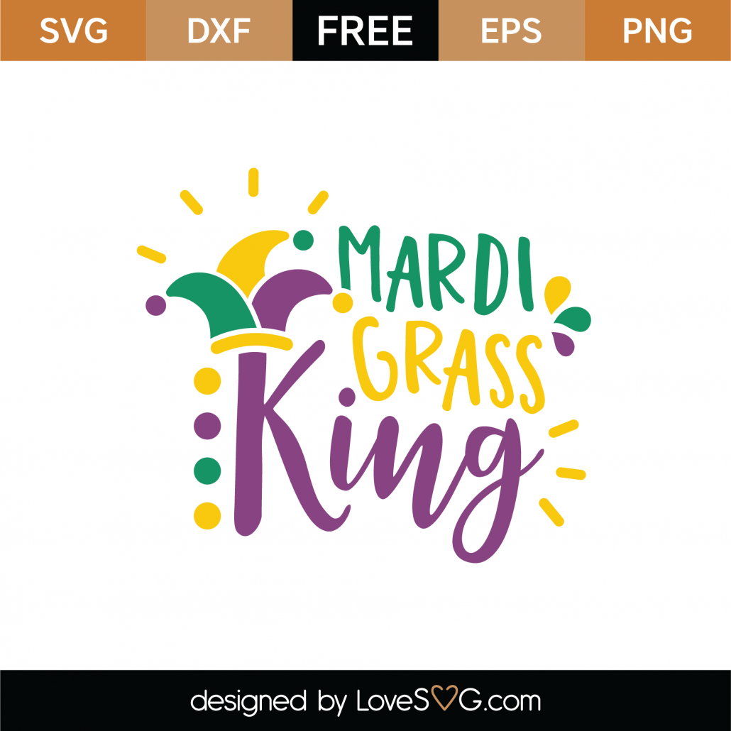 Download Free Mardi Gras King SVG Cut File | Lovesvg.com