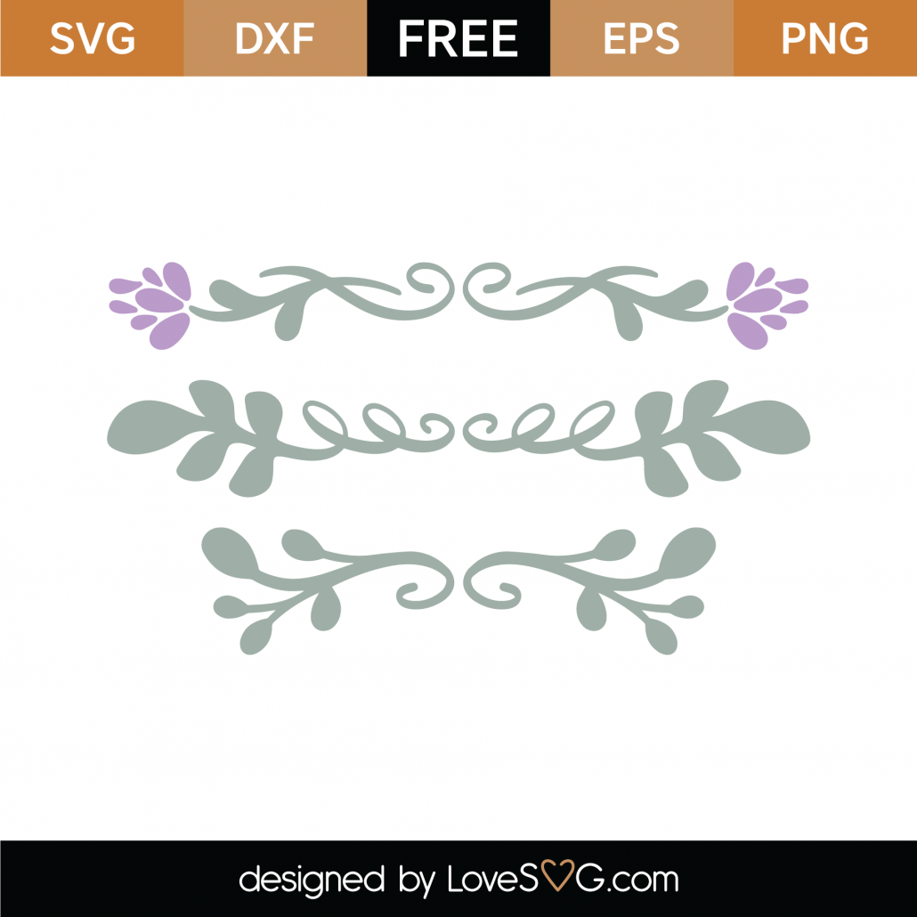 Download Free Spring Swashes SVG Cut File | Lovesvg.com