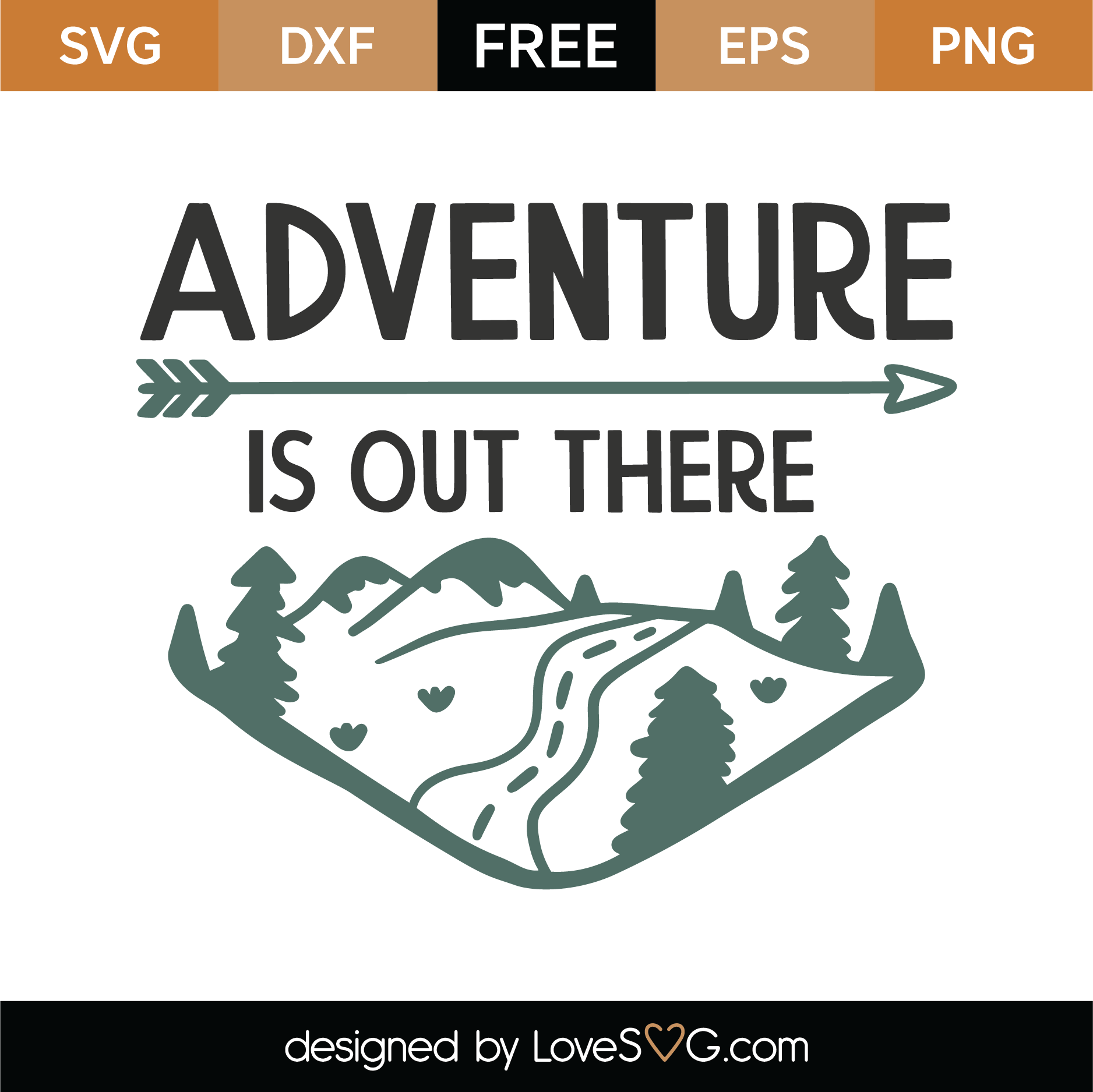 Download Free Adventure Is Out There SVG Cut File | Lovesvg.com