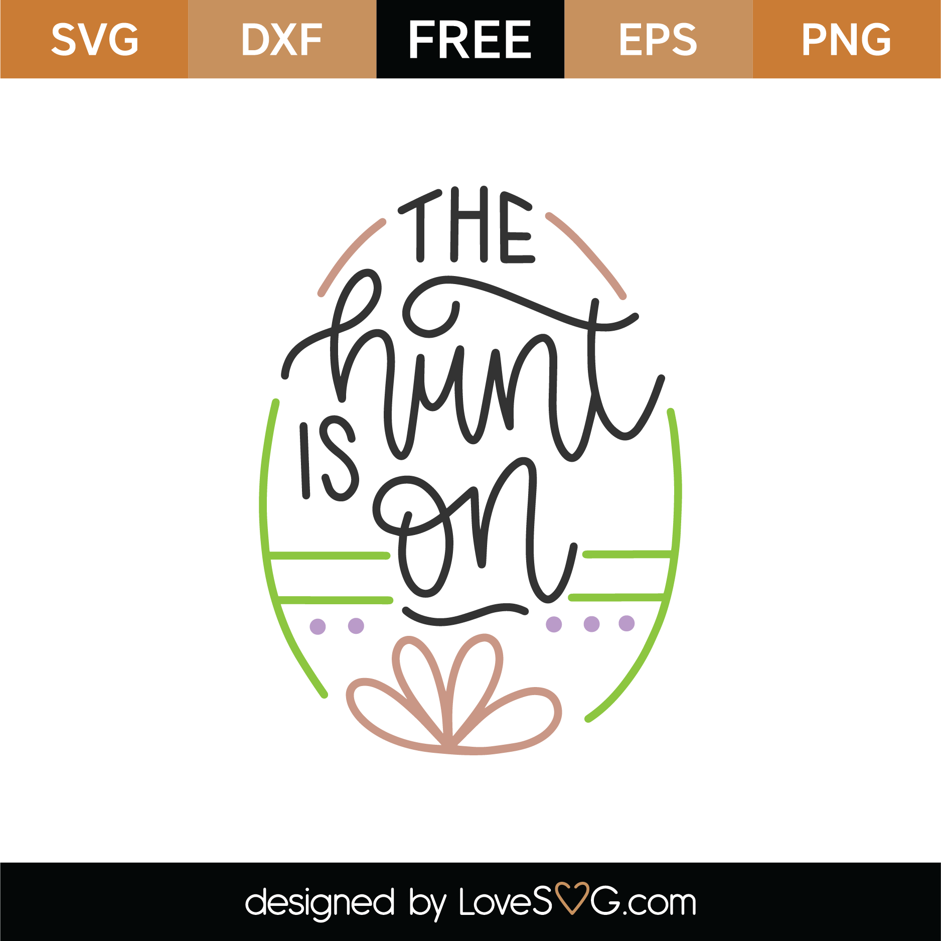 Download Free The Hunt Is On SVG Cut File | Lovesvg.com