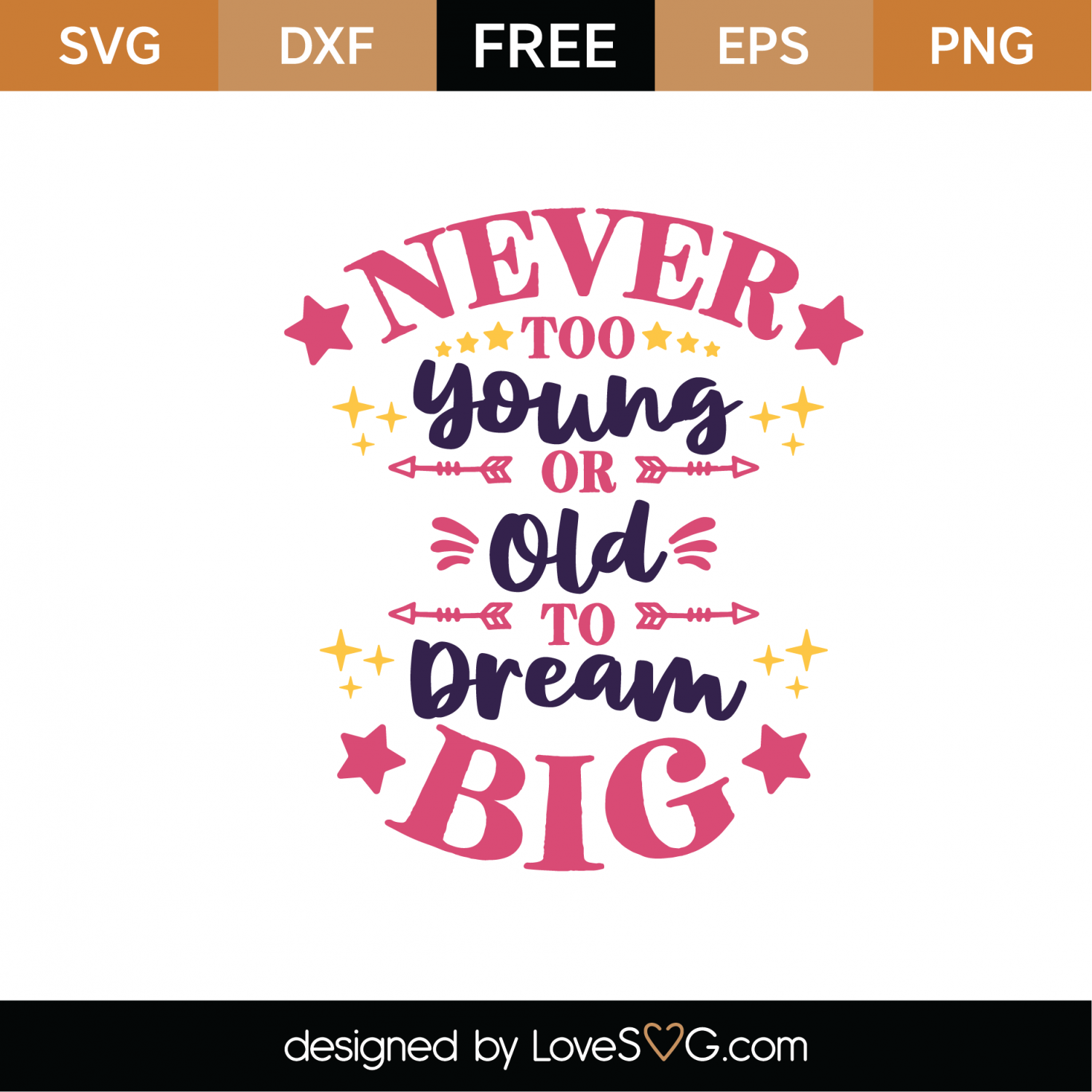 Free Free 220 Dream Big Svg SVG PNG EPS DXF File
