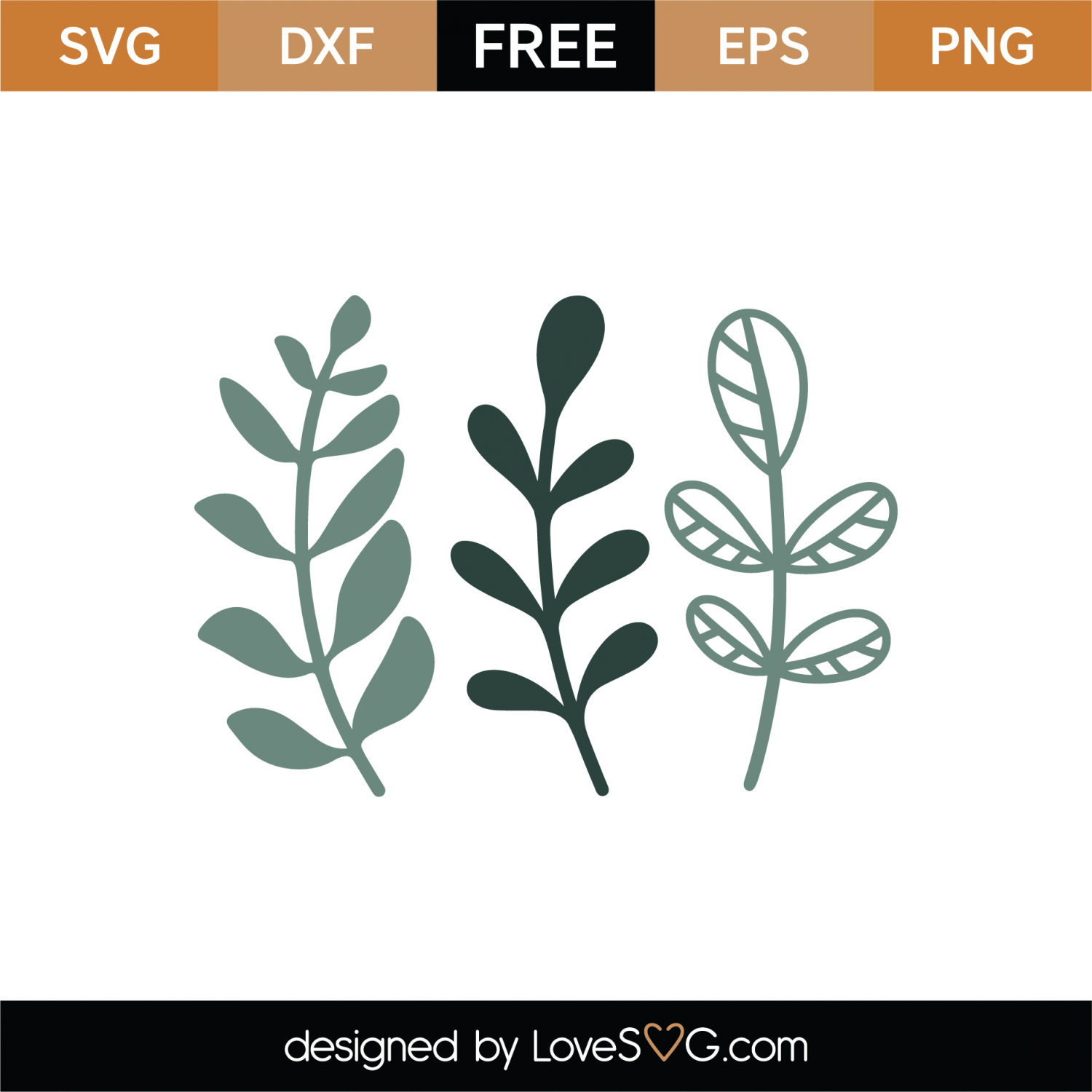 Download Free Leaves SVG Cut File | Lovesvg.com