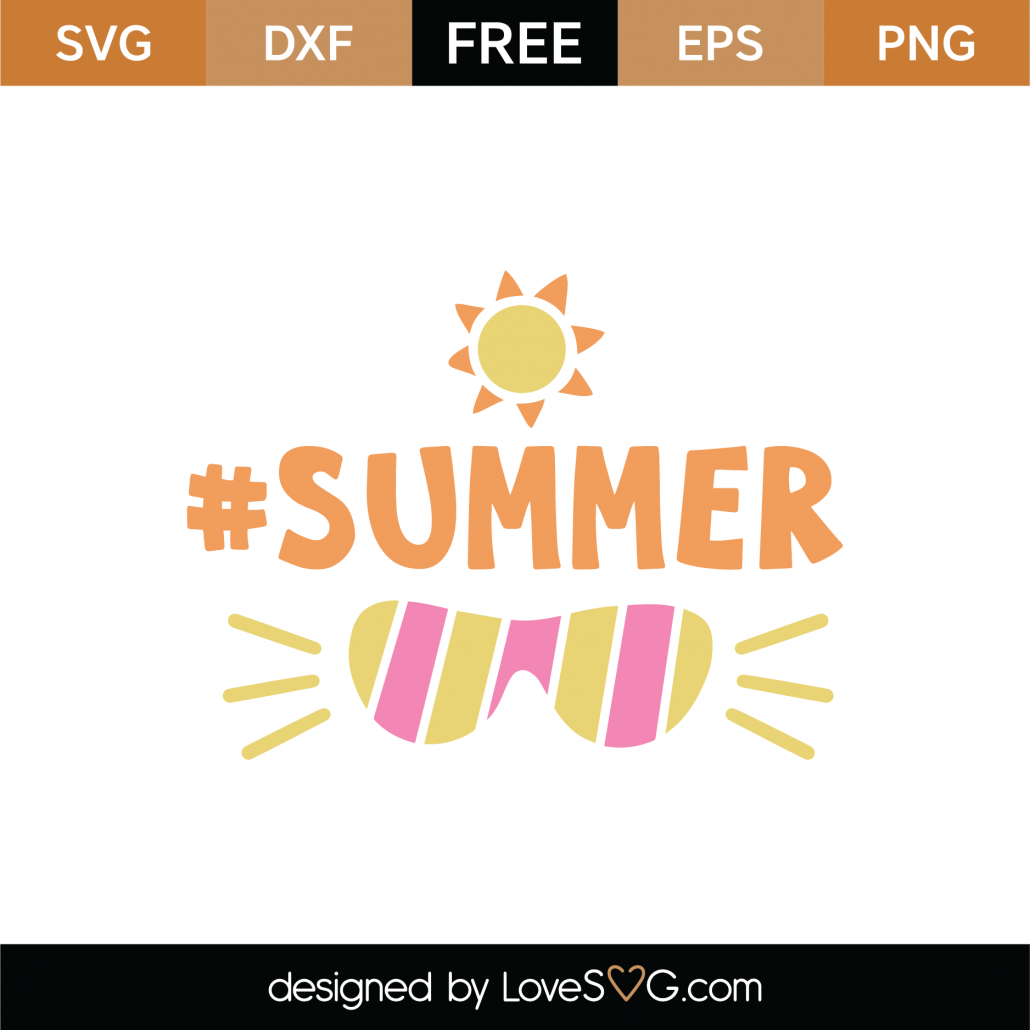 Download Free Summer Shades SVG Cut File 9032 | Lovesvg.com