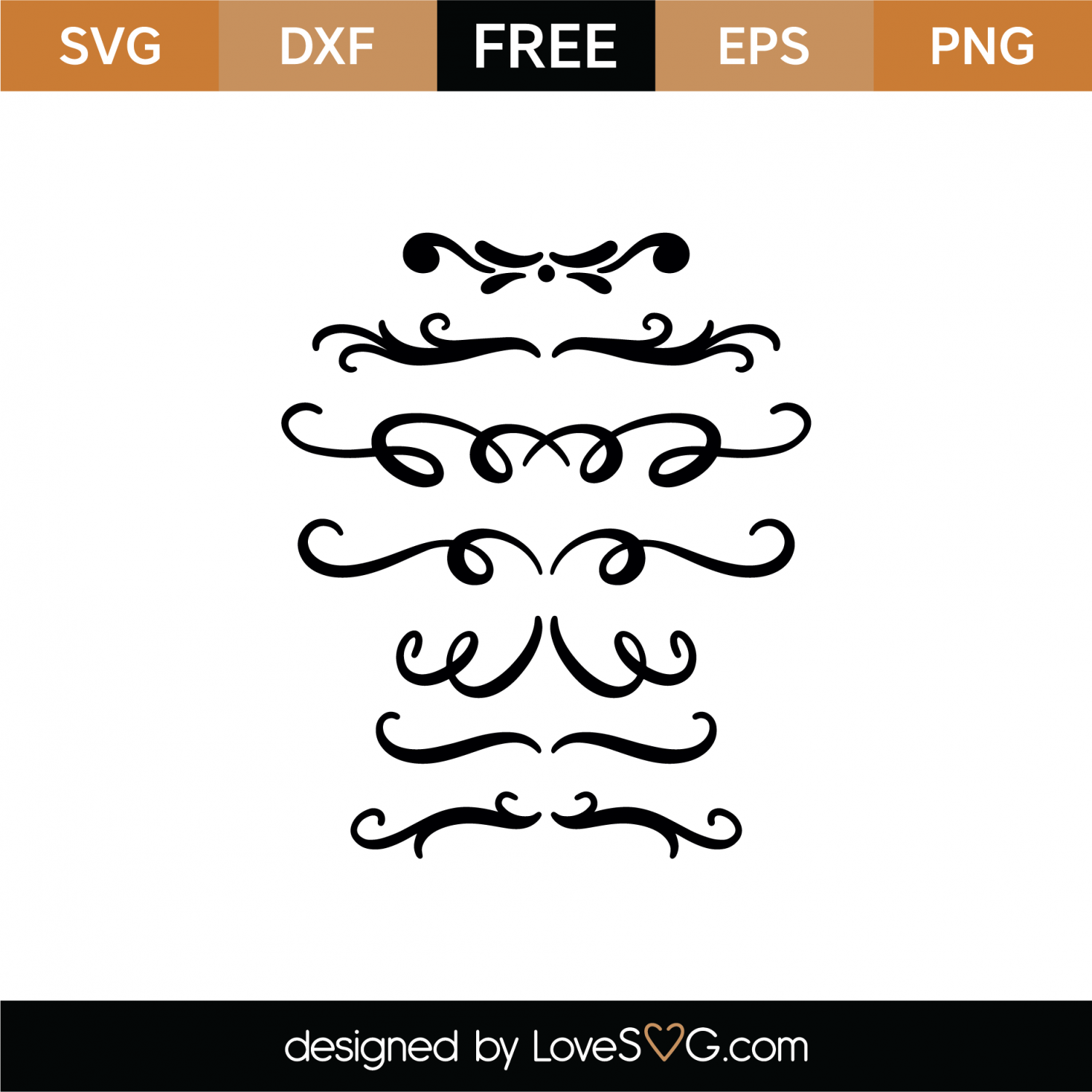 Free Accent Lines Svg SVG PNG EPS DXF File