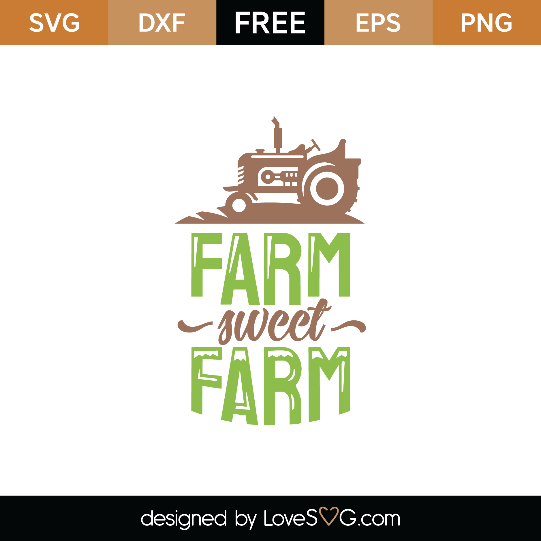 Free Farm Sweet Farm SVG Cut File | Lovesvg.com