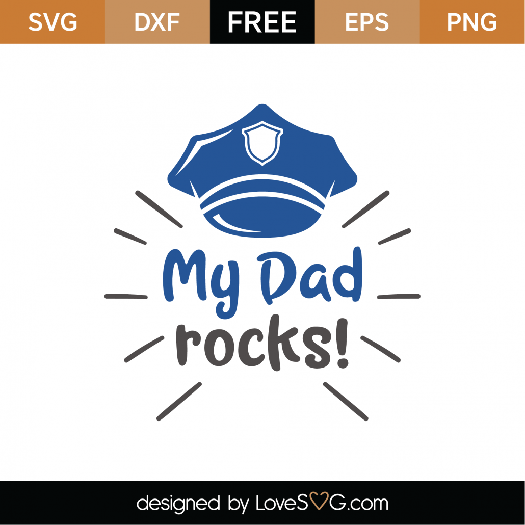Free My Dad Rocks SVG Cut File | Lovesvg.com