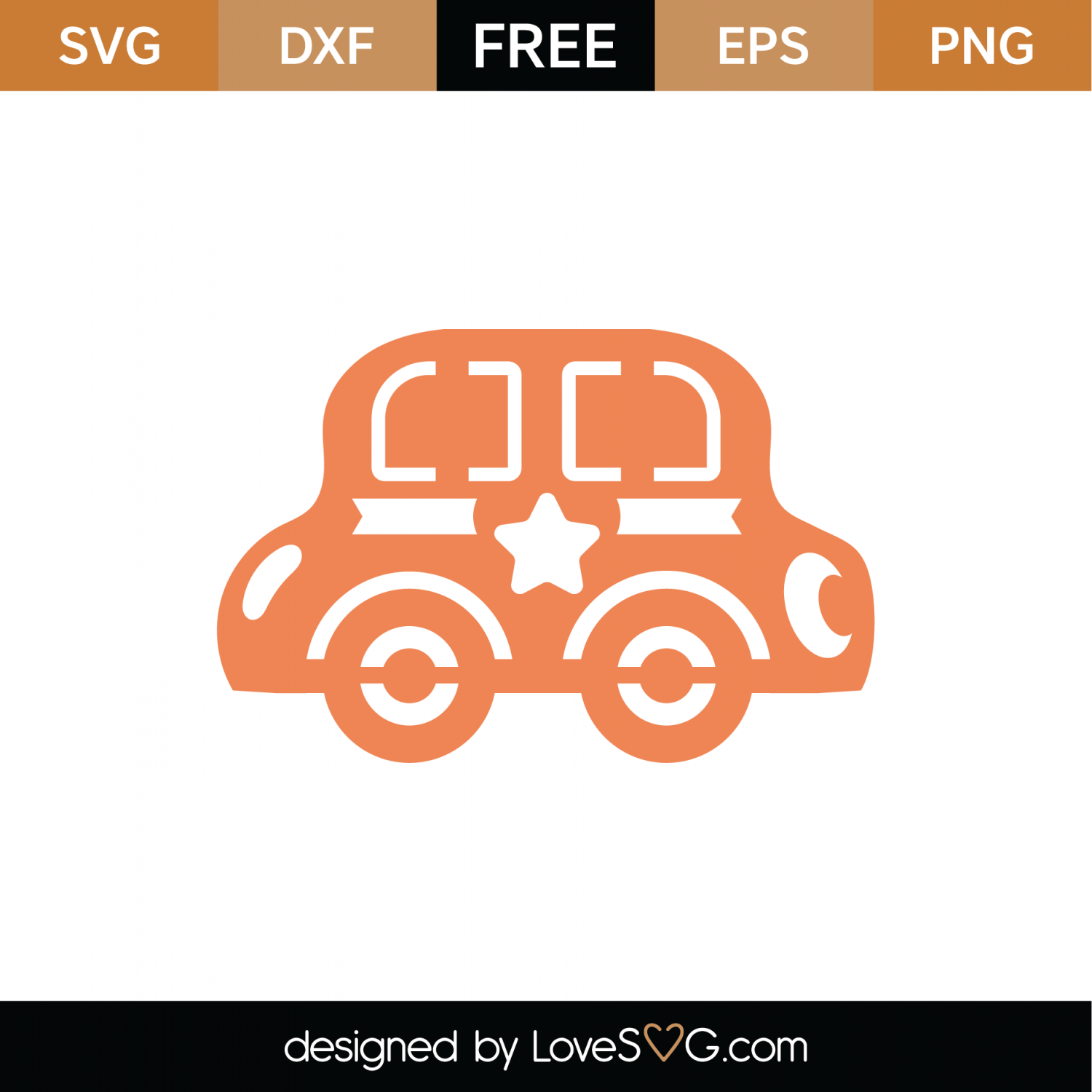 Download Free Baby Toy Car SVG Cut File | Lovesvg.com