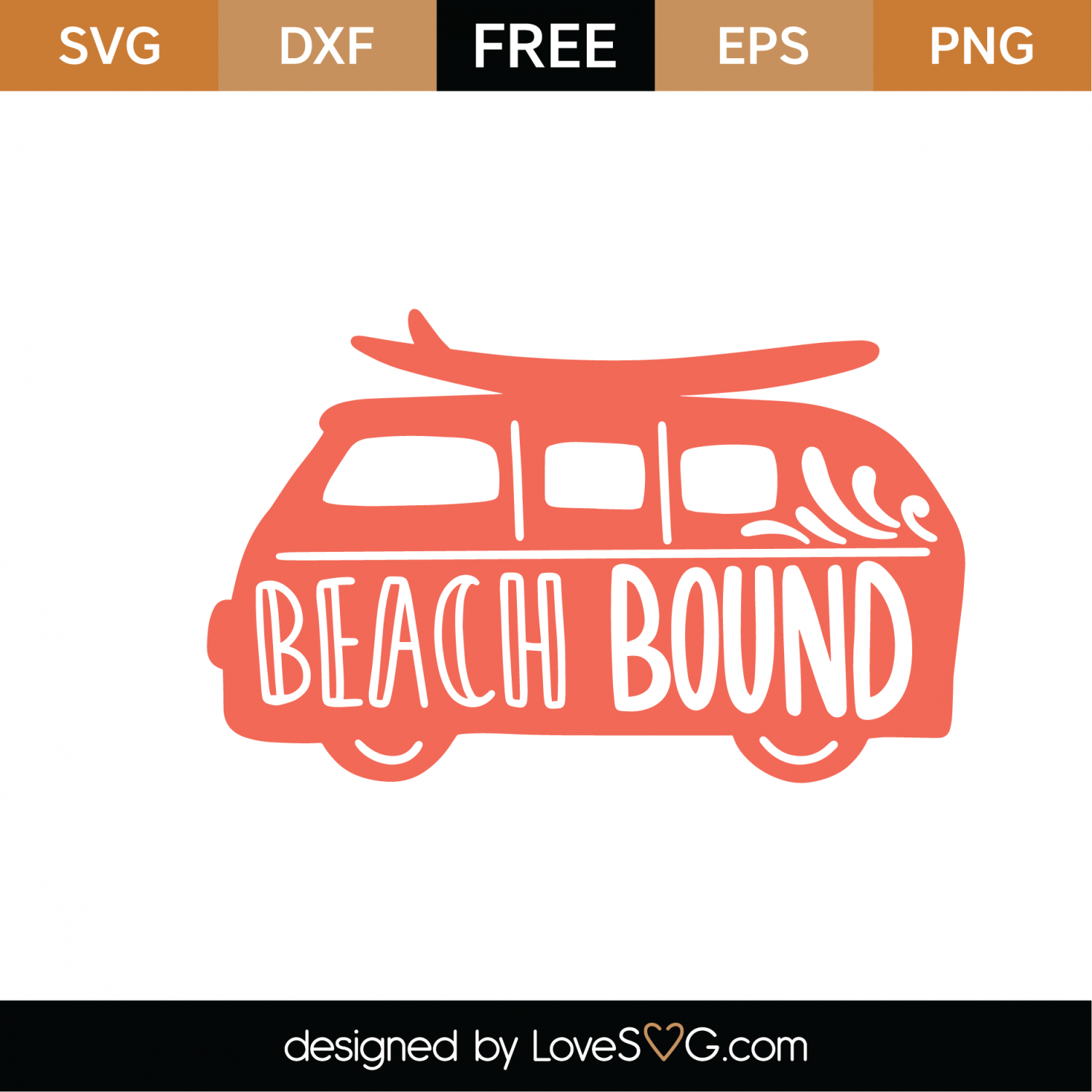 Download Free Beach Bound SVG Cut File | Lovesvg.com