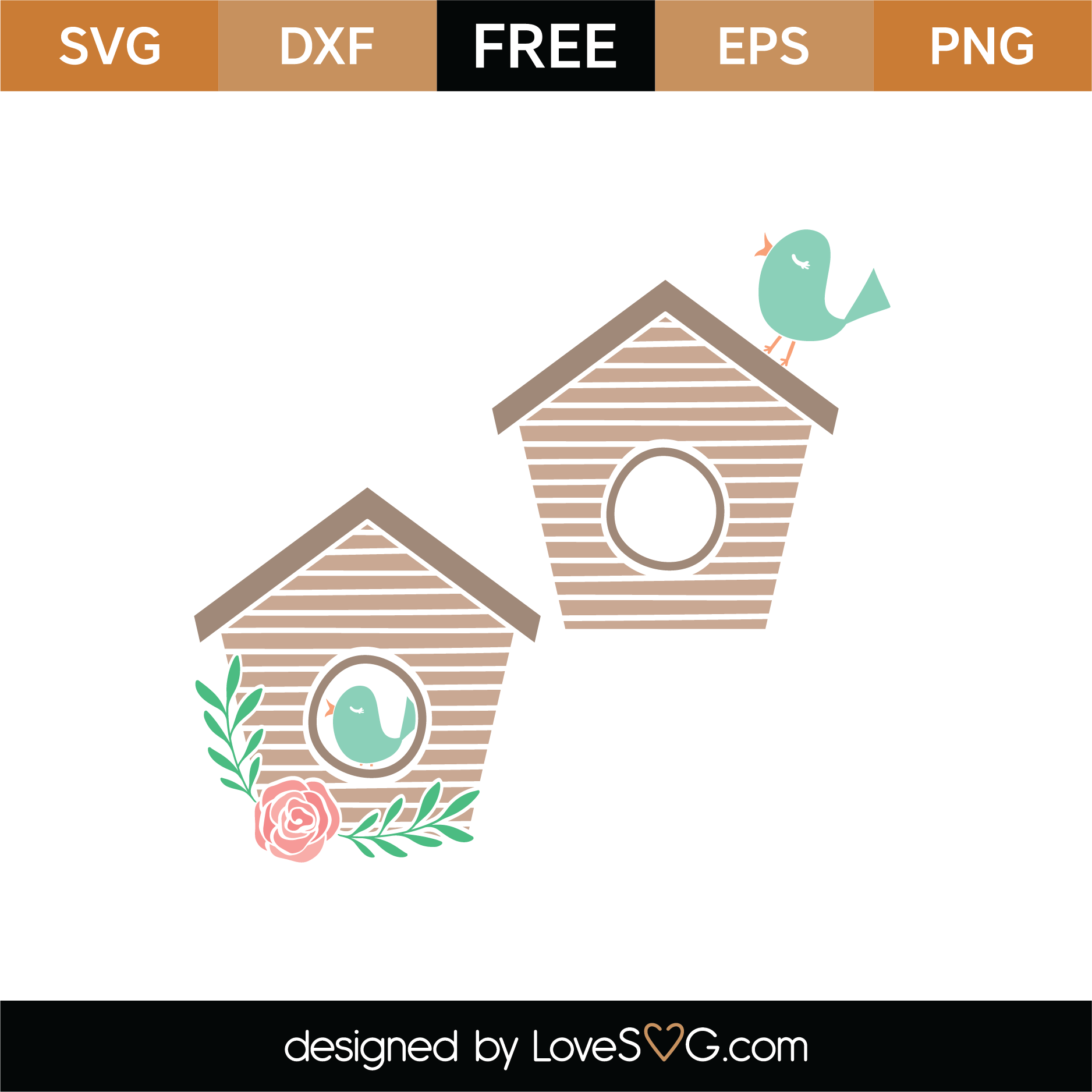 Download Free Birdhouse SVG Cut File | Lovesvg.com