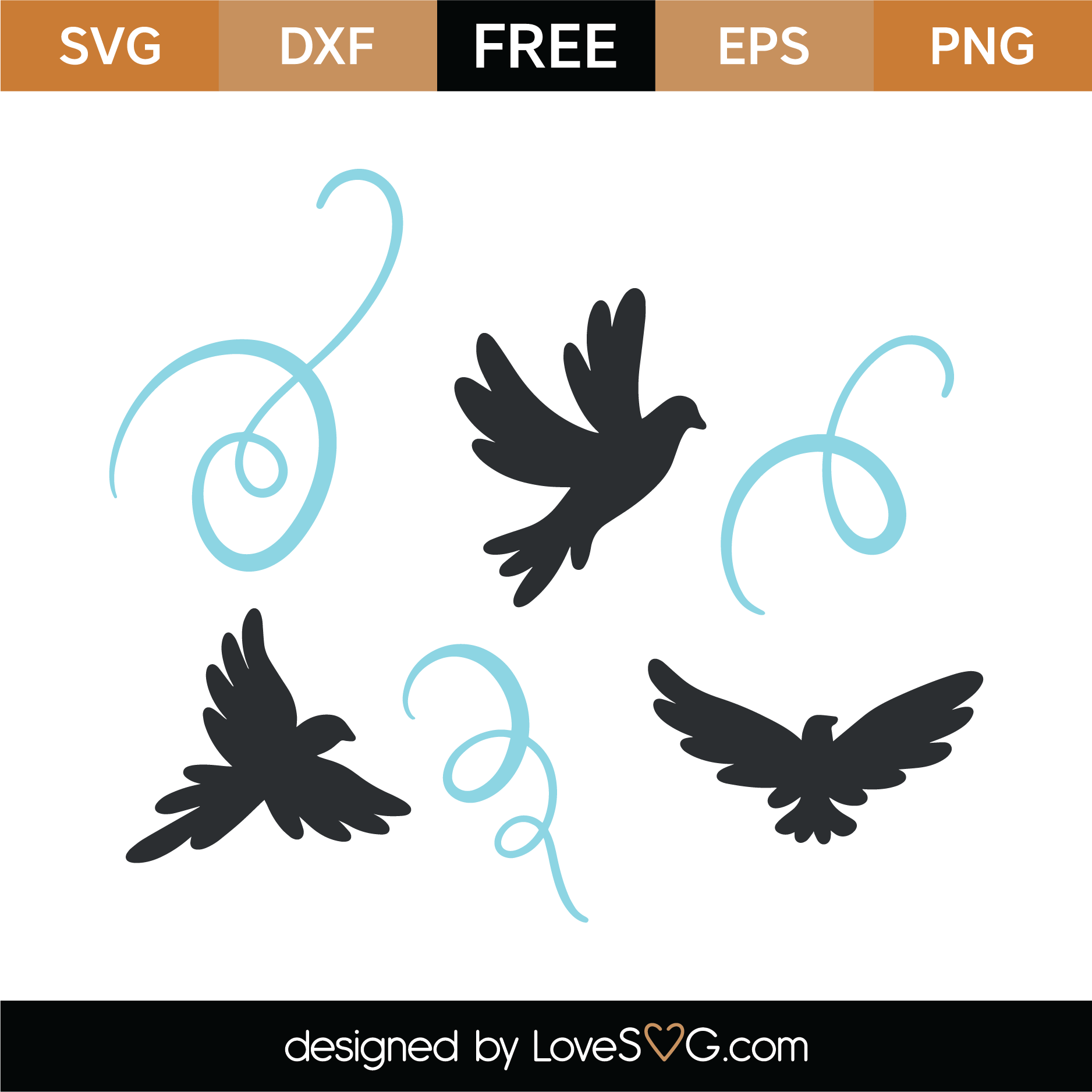 Download Free Birds SVG Cut File | Lovesvg.com