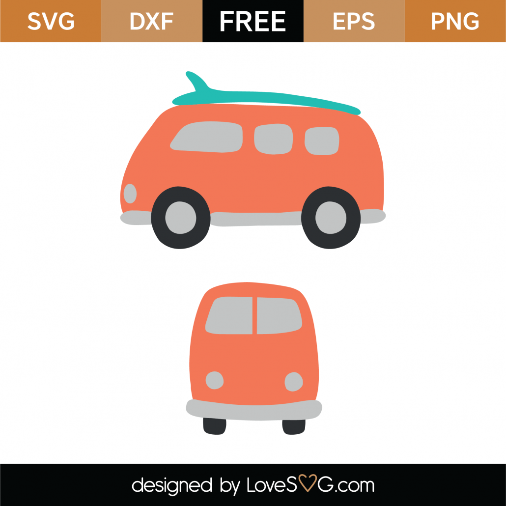 Download Free Camper Vans SVG Cut File | Lovesvg.com