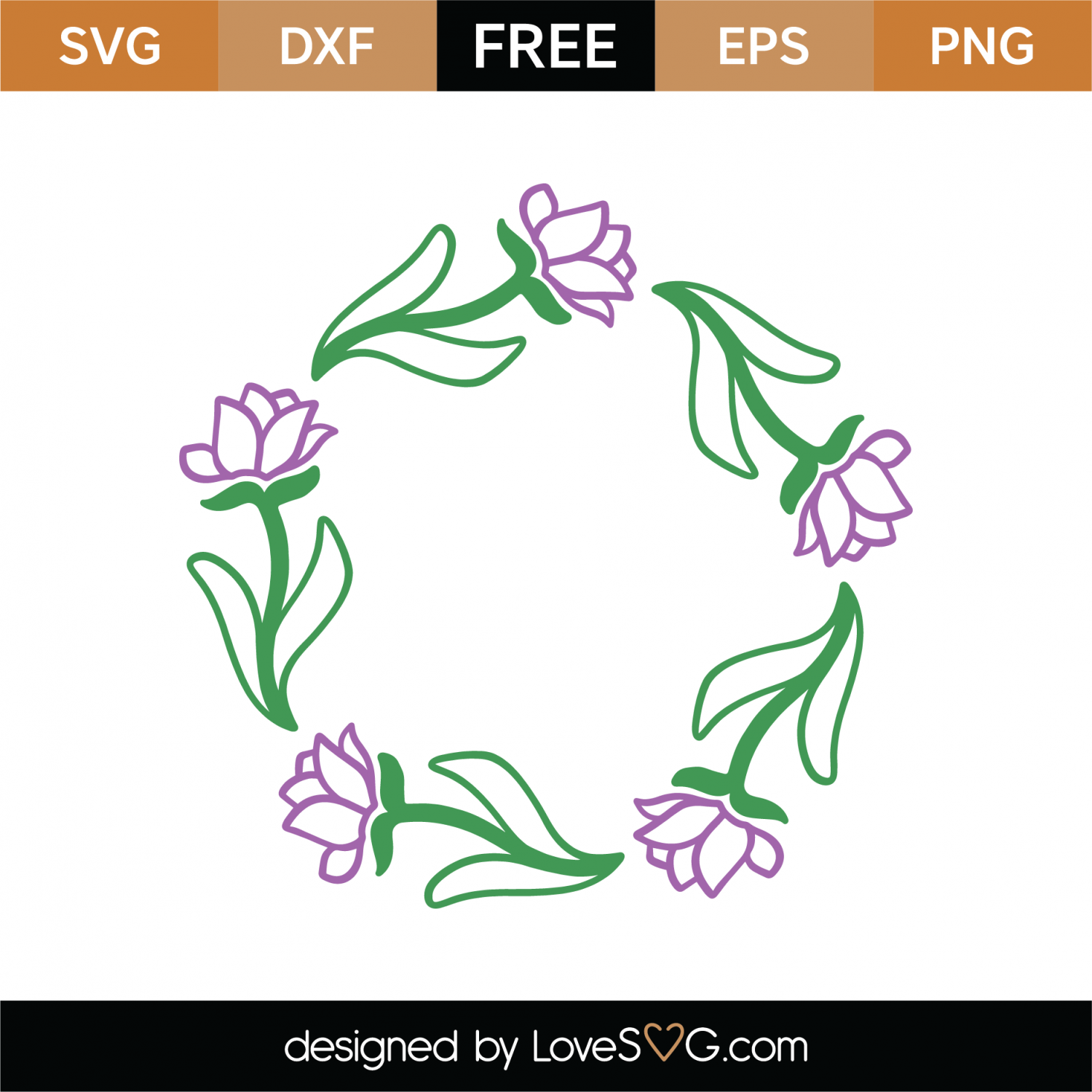 Free Free 185 Monogram Frame Free Flower Svg Files For Cricut SVG PNG EPS DXF File