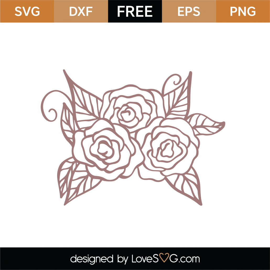 Free Flowers Svg Cut File Lovesvg Com