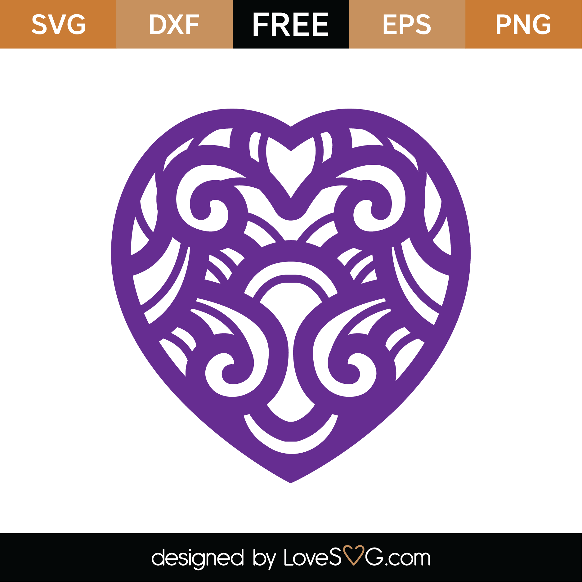 Free Free Heart Mandala Svg 578 SVG PNG EPS DXF File