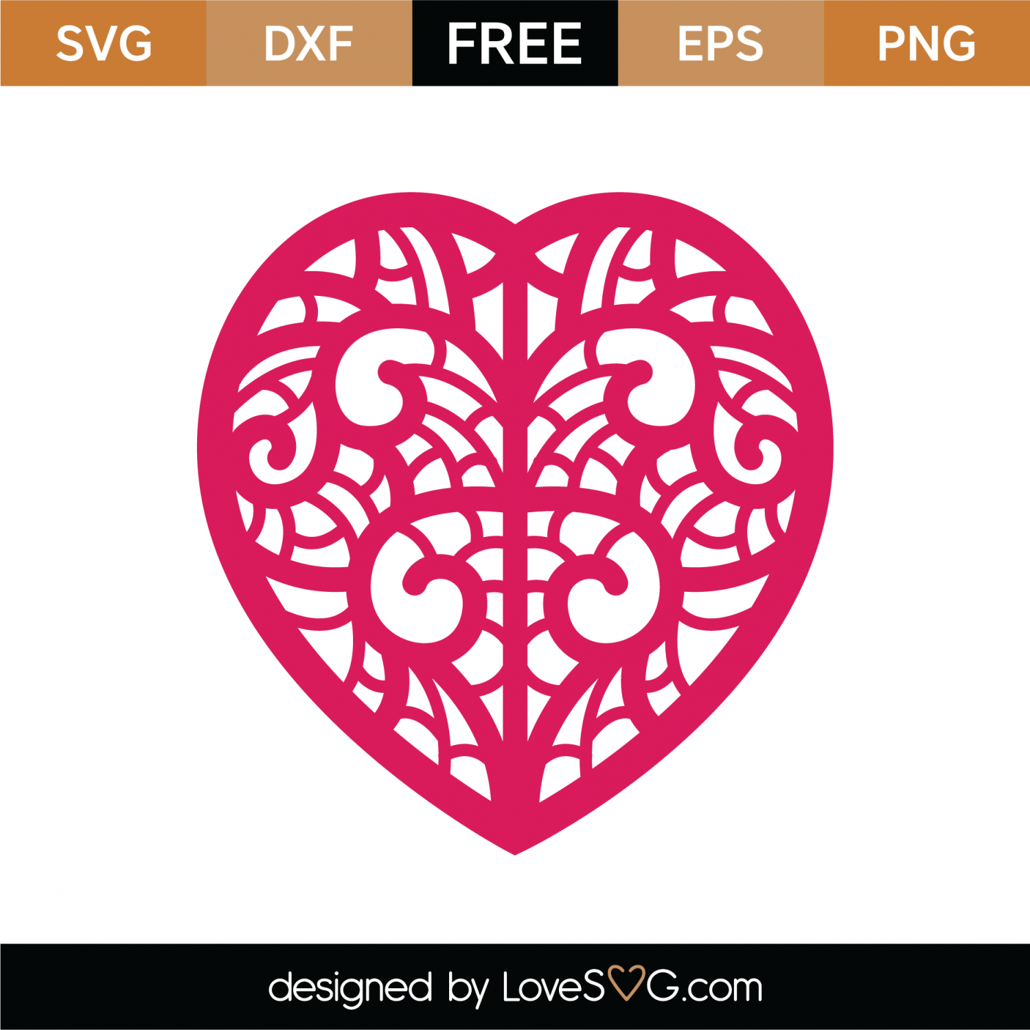 Free Free 243 Free Layered Heart Mandala Svg SVG PNG EPS DXF File