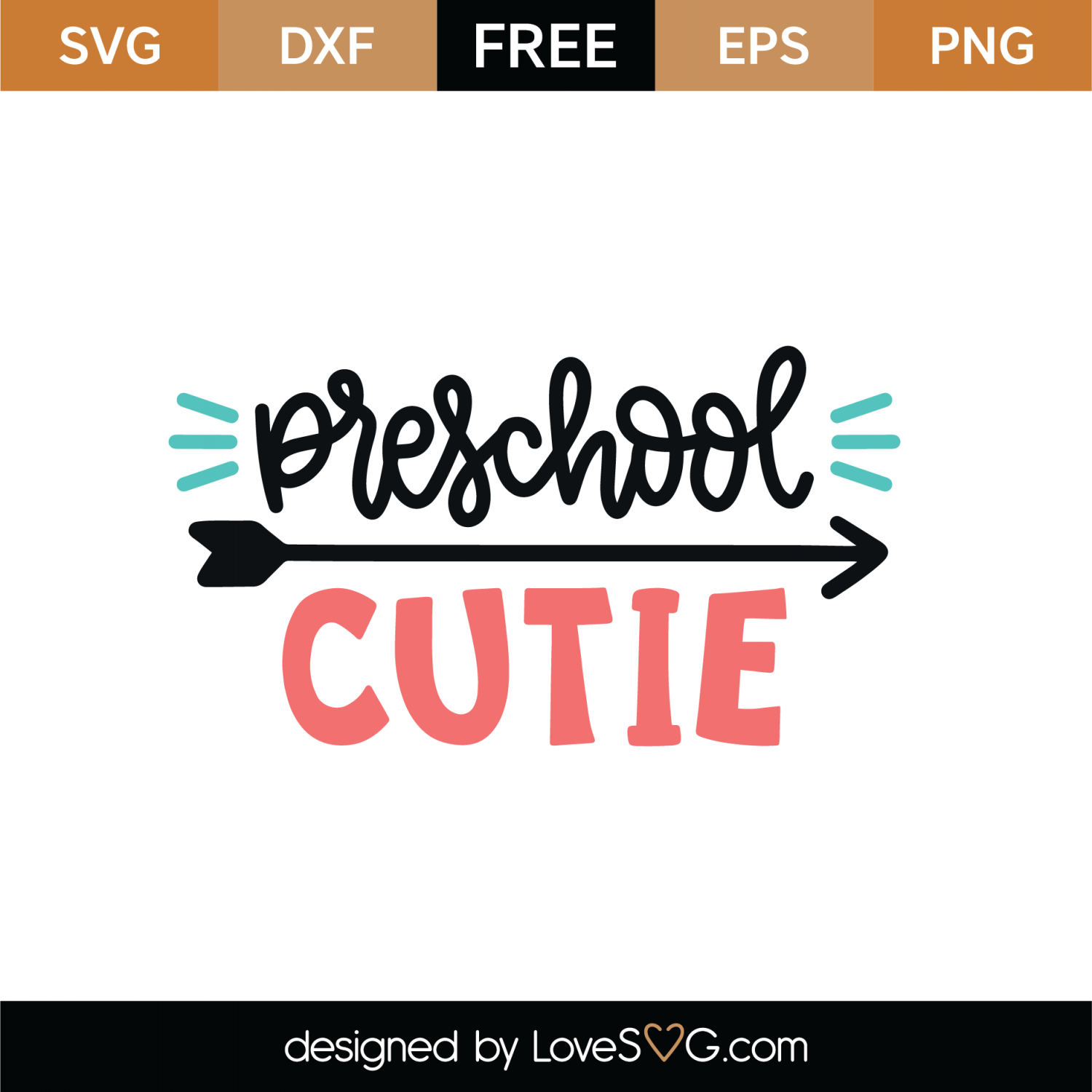 Download Free Preschool Cutie SVG Cut File | Lovesvg.com